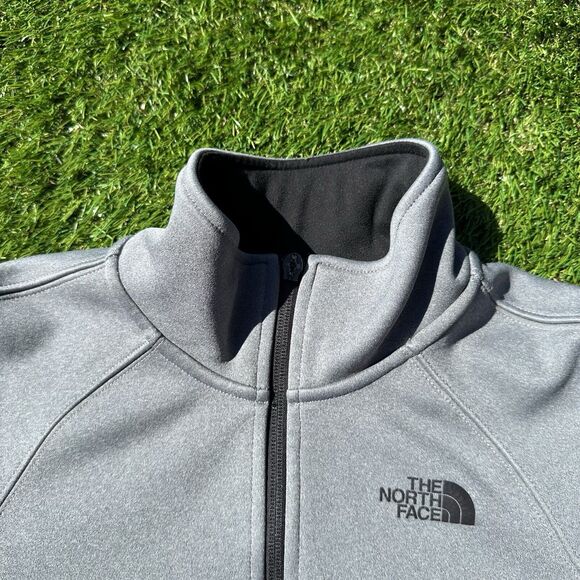 The North Face Windwall Jacket Womens Size Small Country Gray Full Zip Flaw‎ - Picture 3 of 11